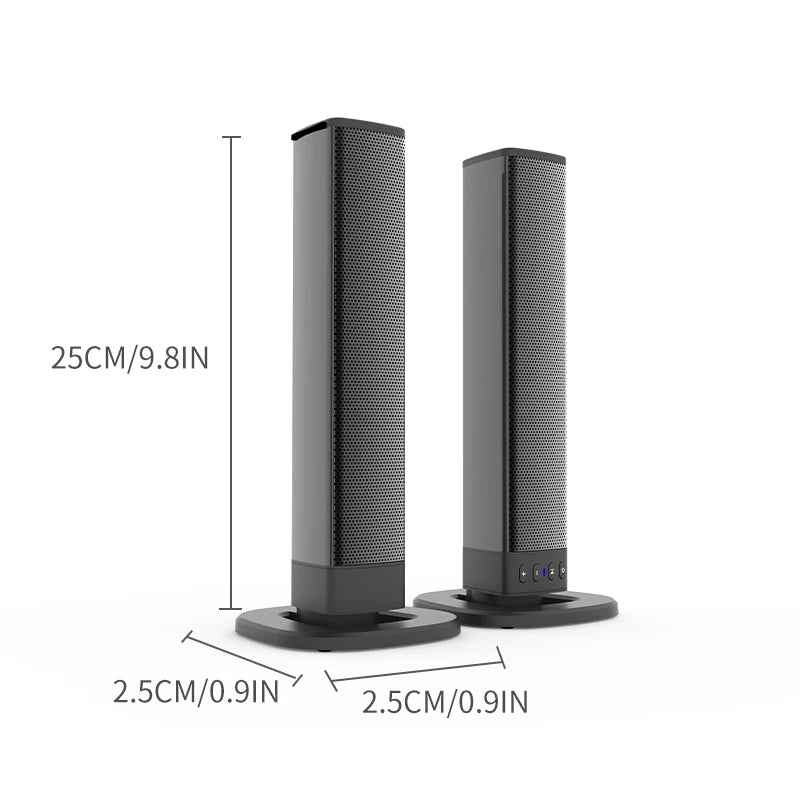 Elevate Your Audio Experience with the Powerful BS36 Wireless Soundbar and Subwoofer System for TV, PC, and More!