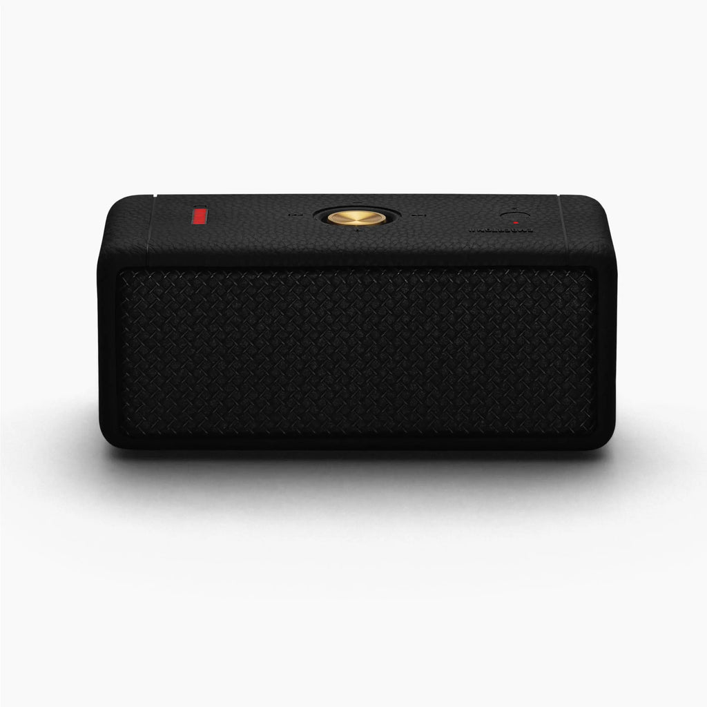 Experience Unmatched Sound with the Certified Refurbished Marshall Emberton II BT Portable Speaker in Black & Brass