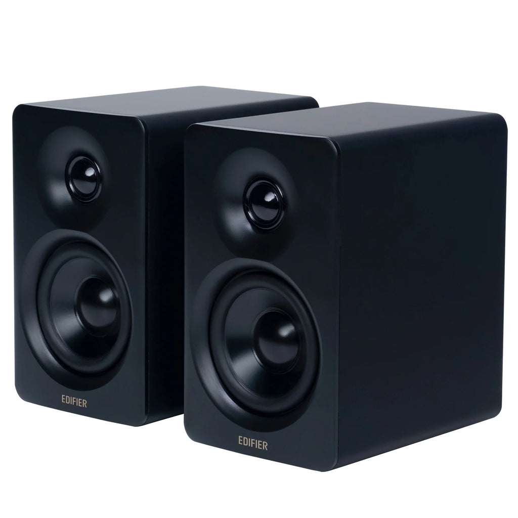 Elevate Your Sound Experience with Edifier M60 Bookshelf Speakers - 66W RMS Hi-Res Audio for Desktop Enjoyment in Sleek Black