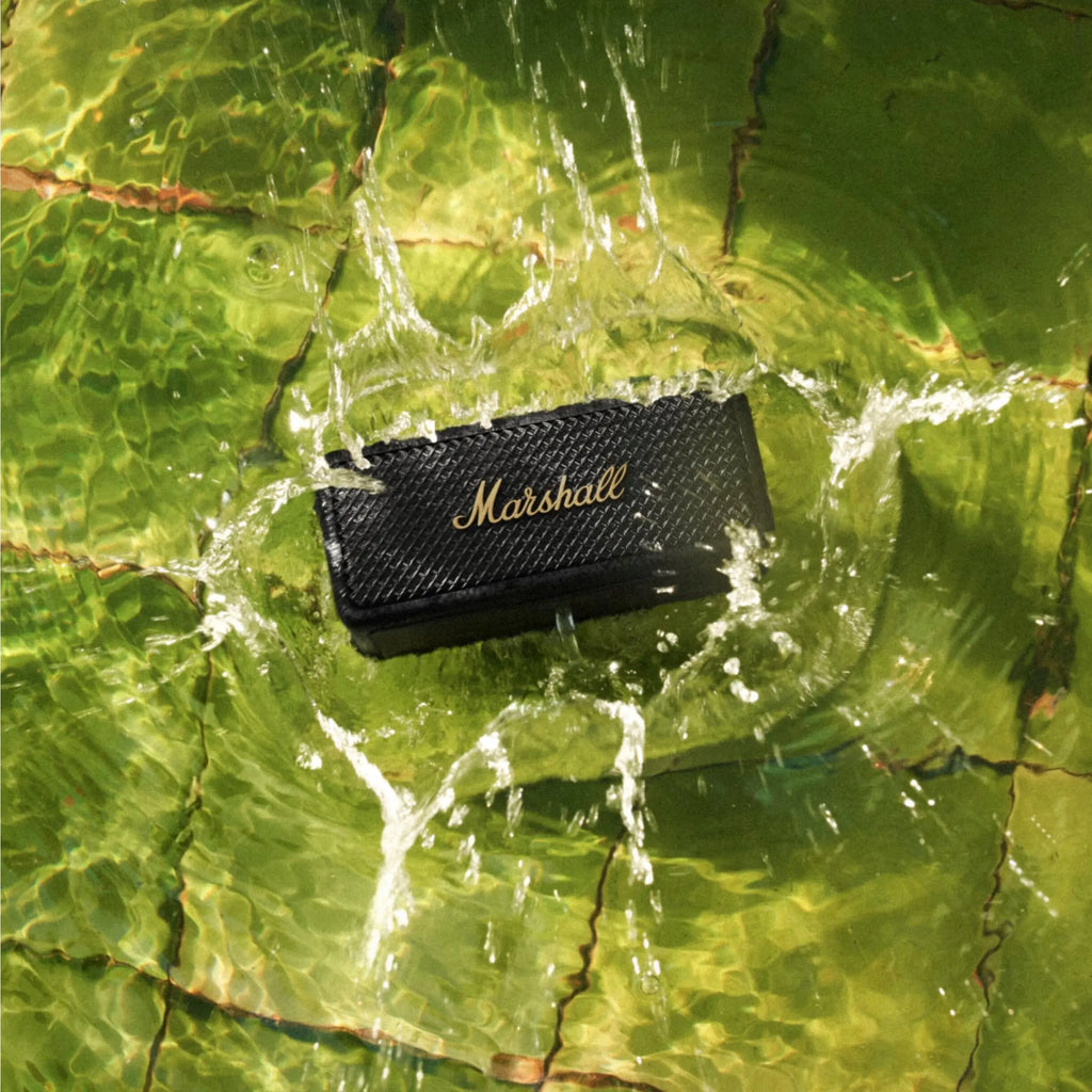 Experience Unmatched Sound with the Certified Refurbished Marshall Emberton II BT Portable Speaker in Black & Brass