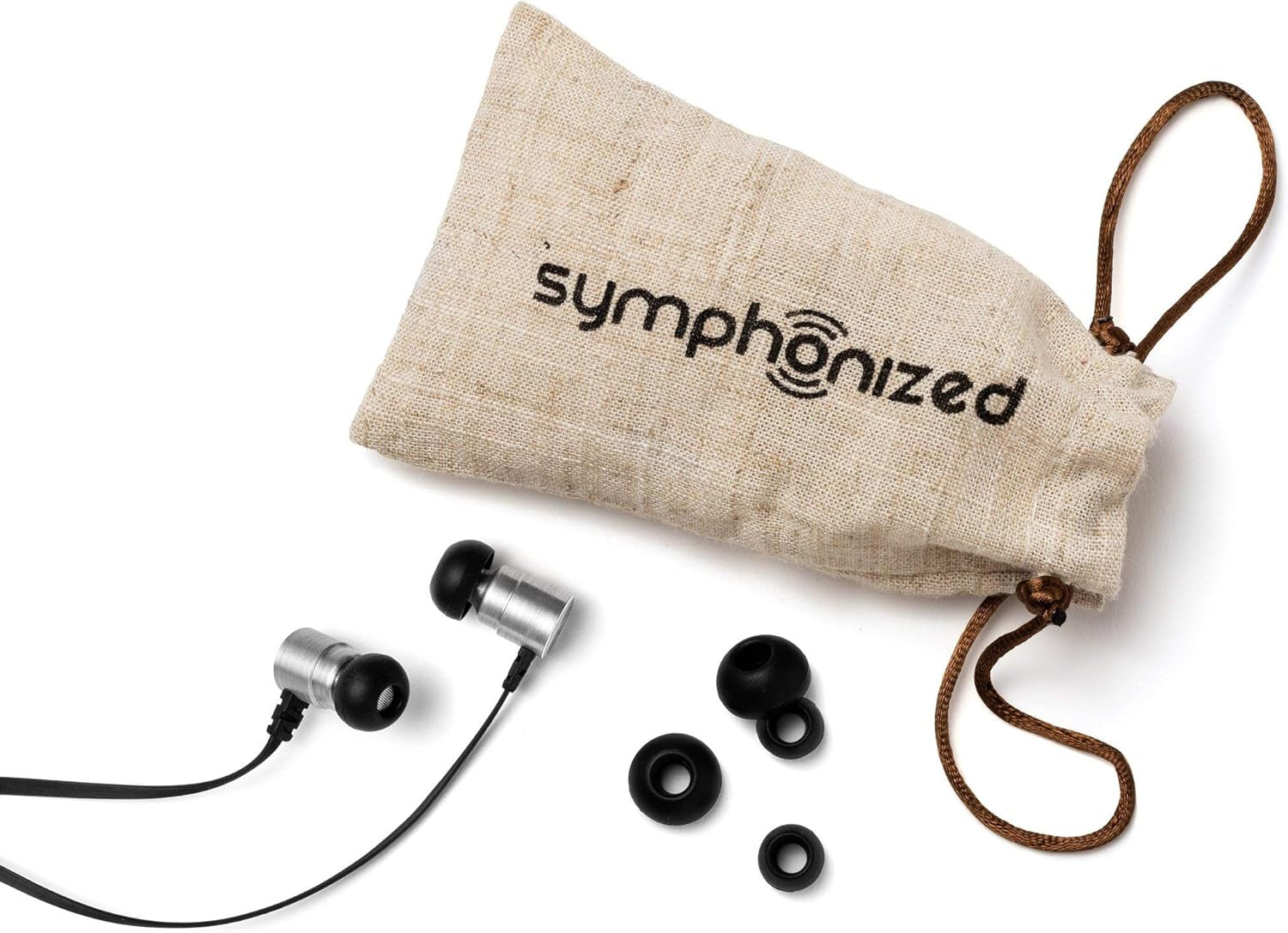 Experience Powerful Sound with MTL Dual Driver Heavy Bass In-Ear Earbuds - Premium Noise-Isolating Headphones with Mic in Sleek Silver