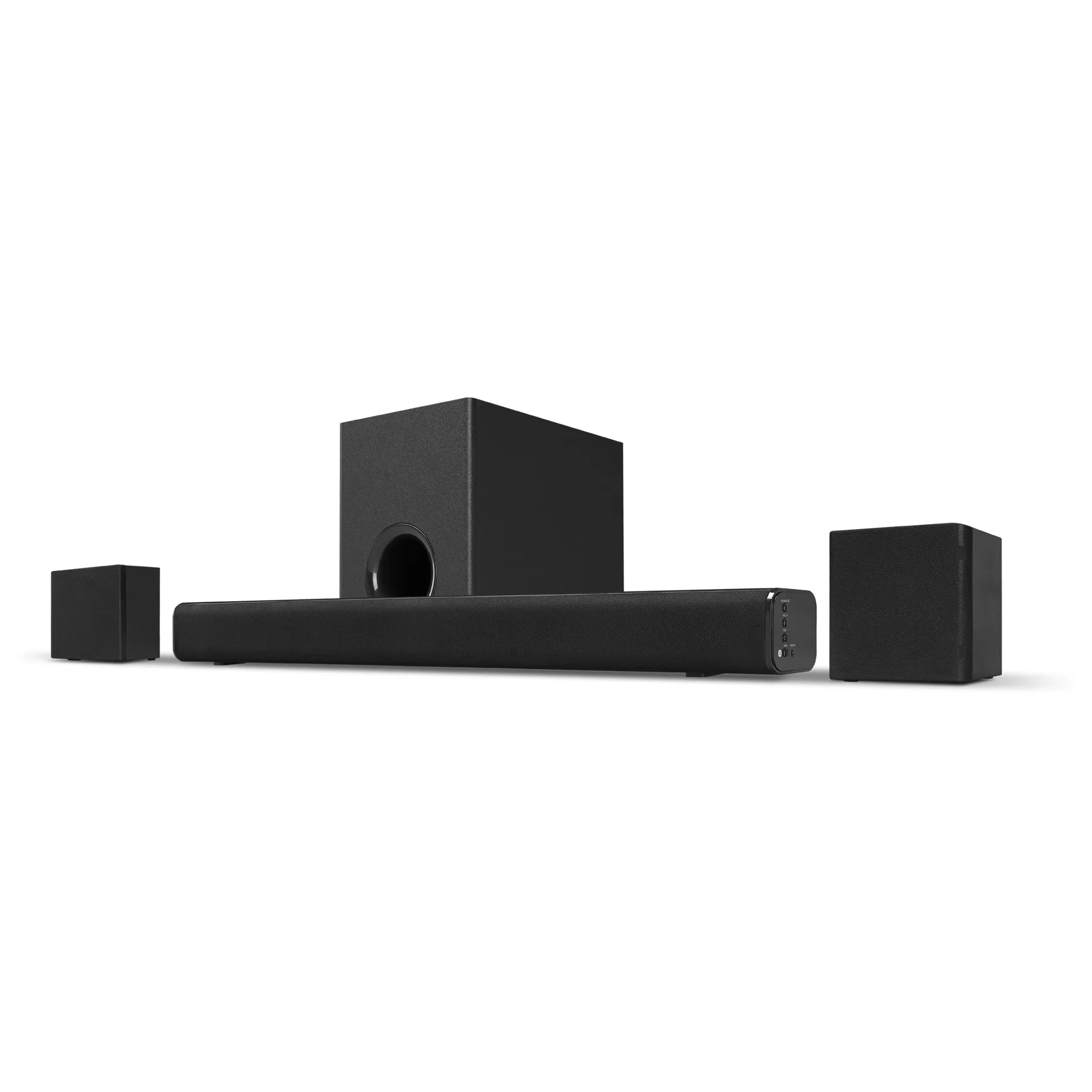 Experience Immersive Sound with the V5.0 Bluetooth 4.1 Channel Home Theater System - 24" Soundbar with Subwoofer & Remote Control in Sleek Black