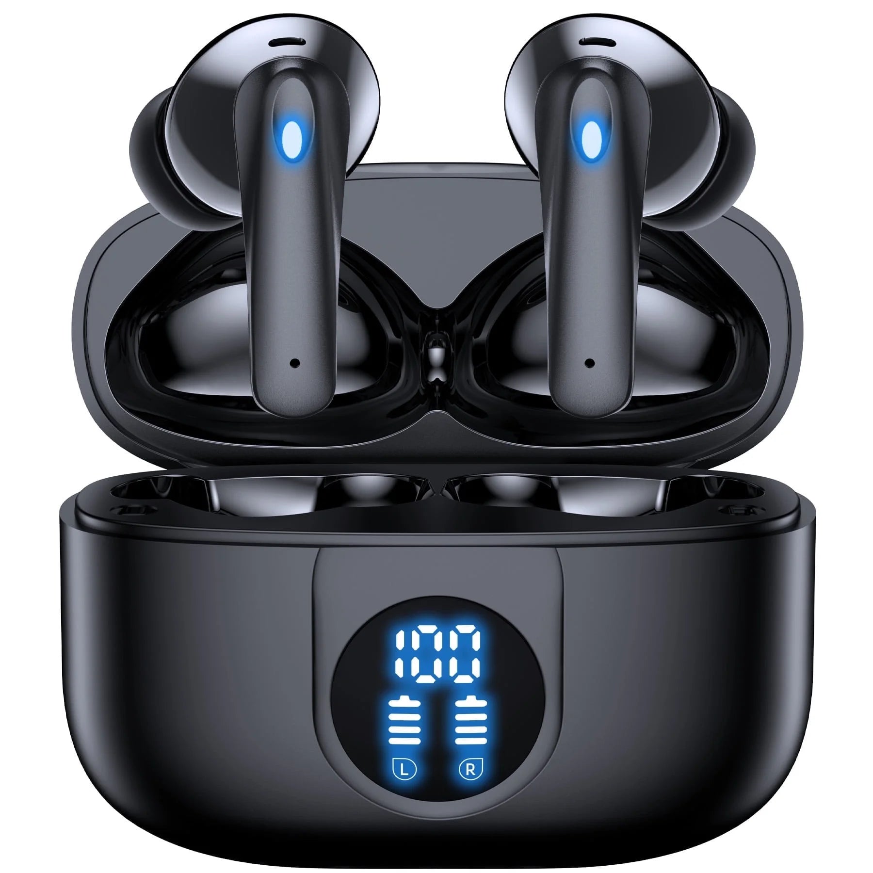 Experience Unmatched Sound with Veatool P91 Wireless Earbuds – Bluetooth 5.4, 60H Playtime, Noise Cancelling, and IP7 Waterproof Design for Ultimate Comfort