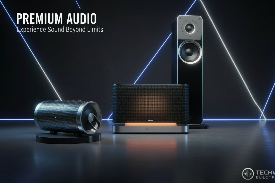 Compact Mobile Speakers Banner