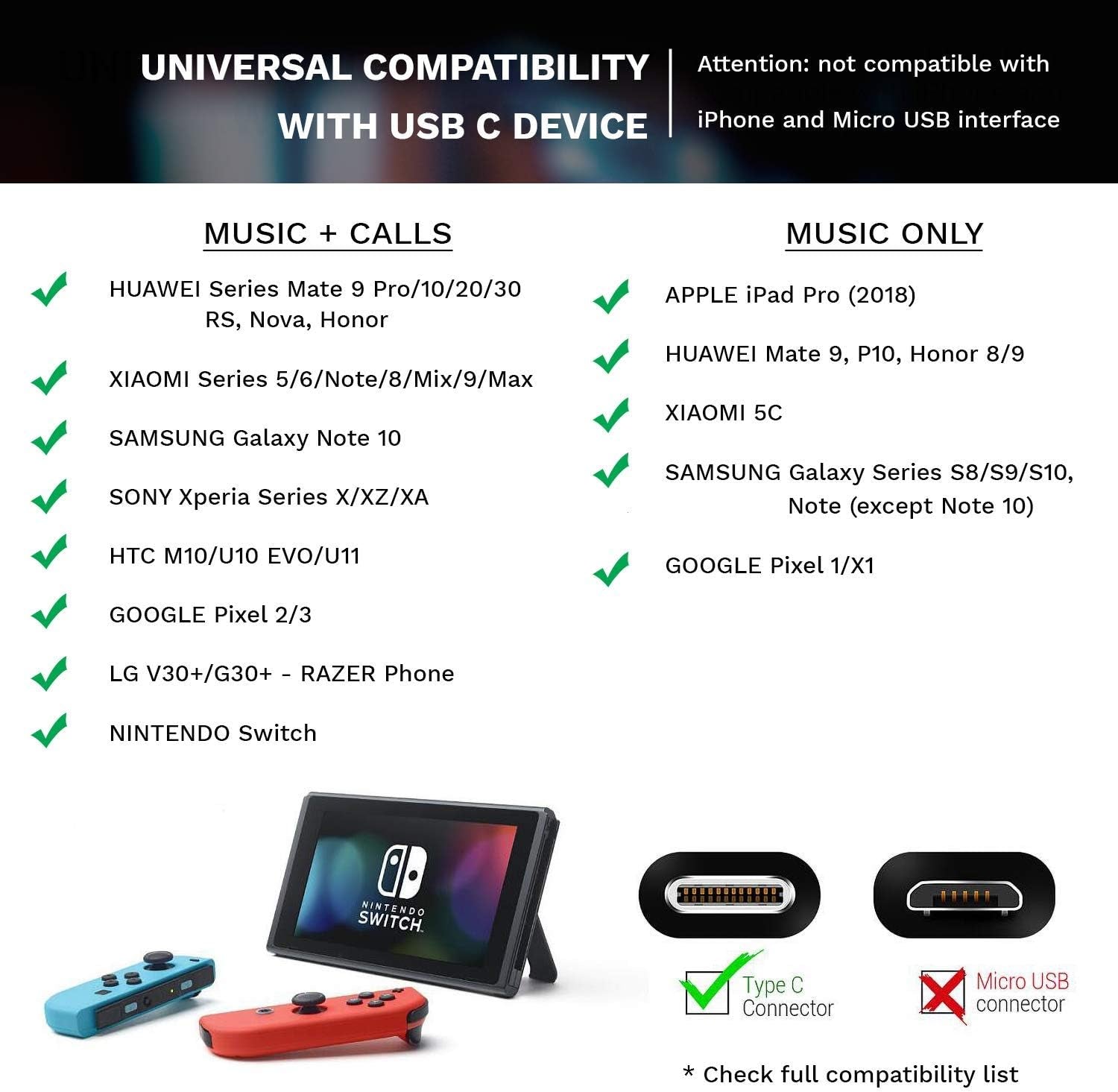 Experience Ultimate Sound with Fusion C - Premium USB-C Earbuds with Microphone, Long-Lasting Durability, and Memory Foam Comfort - Perfect for Music and Gaming - Black