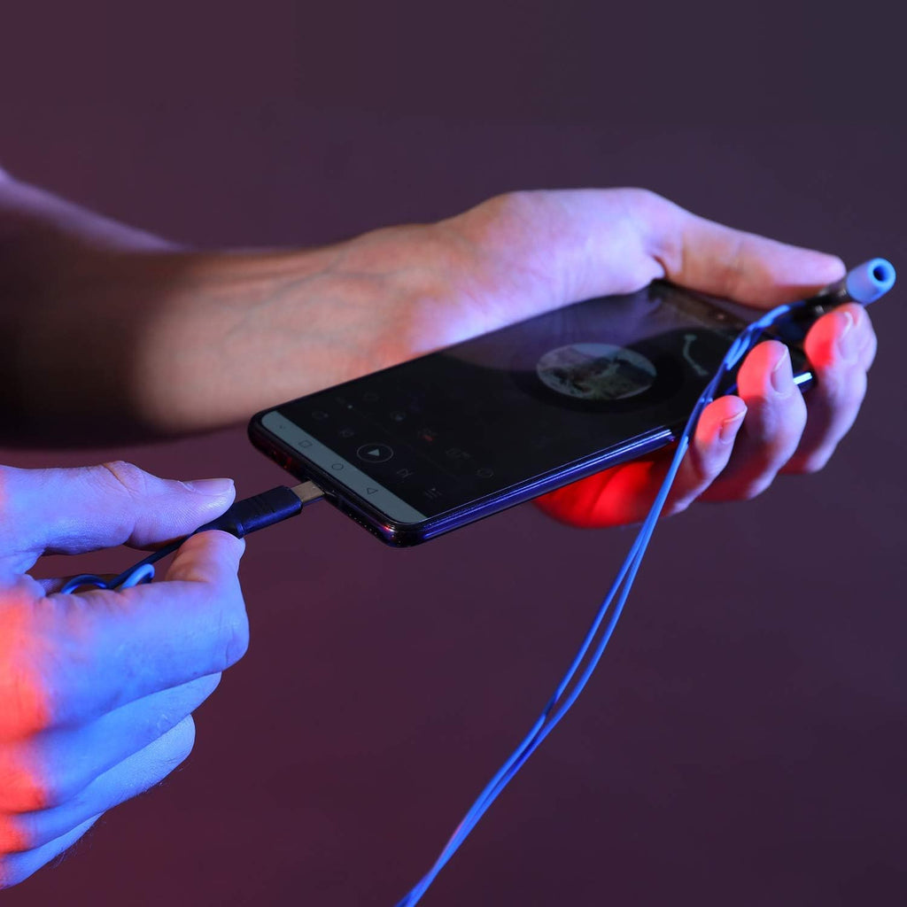 Experience Ultimate Sound with Fusion C - Premium USB-C Earbuds with Microphone, Long-Lasting Durability, and Memory Foam Comfort - Perfect for Music and Gaming - Black