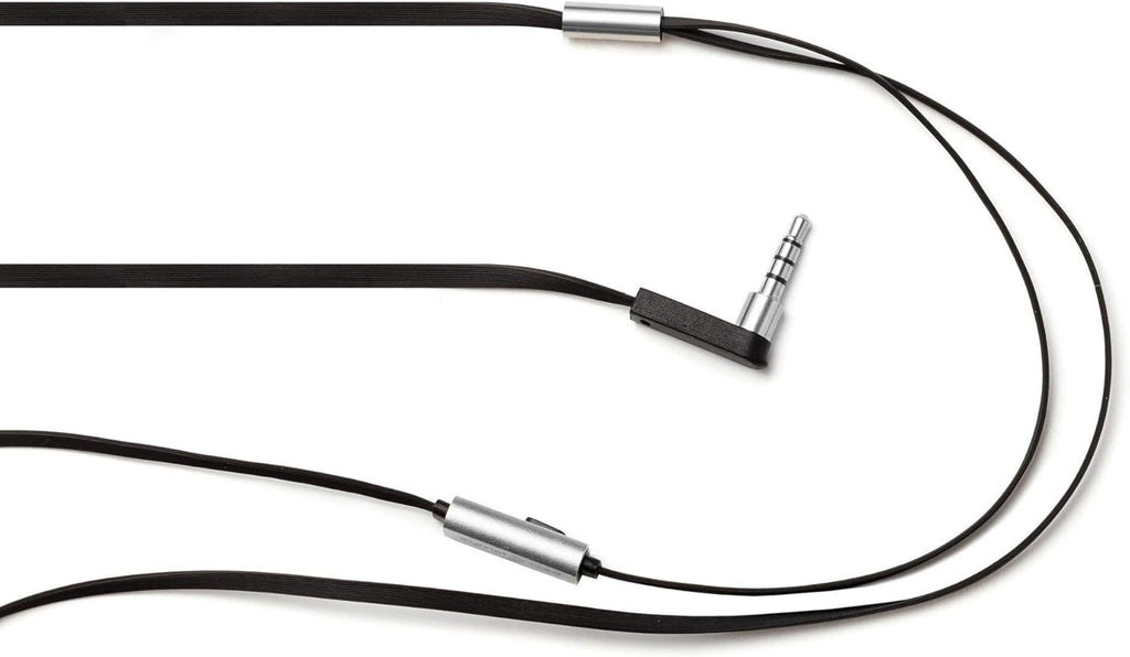 Experience Powerful Sound with MTL Dual Driver Heavy Bass In-Ear Earbuds - Premium Noise-Isolating Headphones with Mic in Sleek Silver